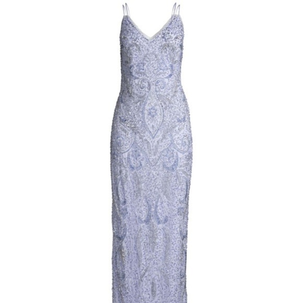 Gorgeous ICE PERRY AIDAN MATTOX Sequined Gown